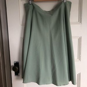 Full A-line Skirt in Mint (with pockets)!